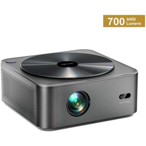ULTIMEA Beamer - Projector - Native 1080P Beamer met Autofocus & 6D Keystone, 700 ANSI Lumen, 4K-ondersteuning, Thuisbioscoop Projector - Zwart