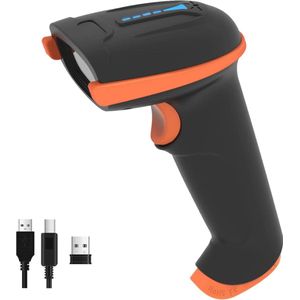 DD Qr Code Scanner - Barcode Draadloos - voor 1D 2D QR Codes - 20x11x9cm - Zwart