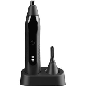 Neustrimmer - Elektrische neushaartrimmer -Draagbare neushaartrimmer - Oor- en neushaartrimmer - 3-in-1 Precisietrimmer - pijnloze - USB oplaadbare - waterdicht - eenvoudig schoon te maken - voor mannen en vrouwen - zwart
