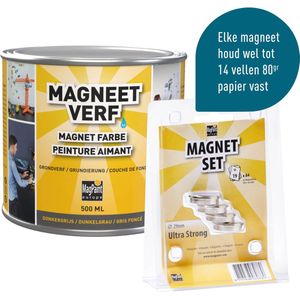 MagPaint | Magneetverf | 500ml (1m²) | + 23mm Magneten