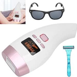 Epilator - IPL Ontharingsapparaat voor een Verkoelende Ontharingservaring op Gezicht, Benen, Armen, Oksels en Lichaam. Veilig en Effectief met Universele Spanningscompatibiliteit