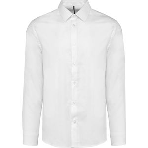 Kariban Heren overhemd Oxford lange mouwen K595 - White - 3XL
