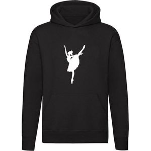 Ballerina Hoodie - ballet - kunst - dans - dance - muziek - trui - sweater - capuchon