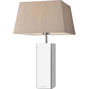 Sompex Praag Edelstaal tafellamp vierkant 53cm