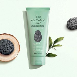 THE FACE SHOP JEJU VOLCANIC Lava Deep Pore-Cleansing Foam Scrub 140 ml