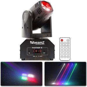 BeamZ Panther 15 Moving Head Met Afstandsbediening