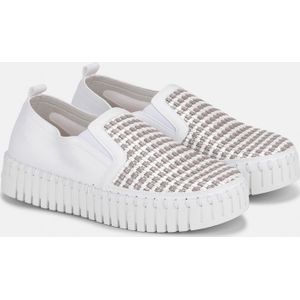 Ilse Jacobsen - TULIP3876 - Instappers - Beige - Platformzool 4 cm