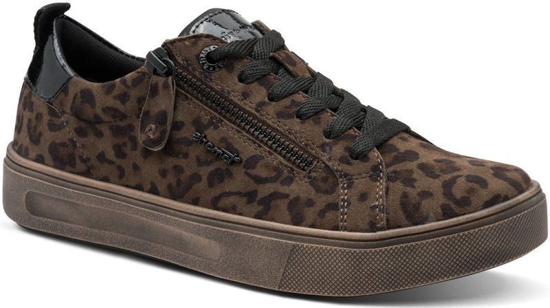 Tamaris - Comfort - Sneakers - Zwart - Textiel