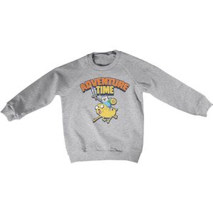 Adventure Time Kids Sweatshirt Heathergrey-4 Jahre