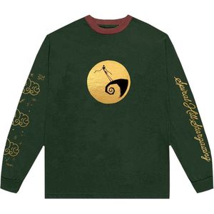 Disney The Nightmare Before Christmas - Spiral Hill Longsleeve shirt - S - Groen