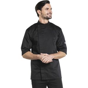 Chaud Devant Koksbuis Bacio Korte Mouw Zwart