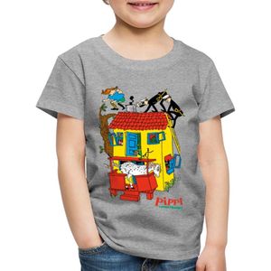 Pippi Langkous Villa Kakelbont Premium T Shirt Kinderen