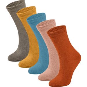 Natuurlijke Wollen Sokken - Lavendel - Dames - Fijn Gebreid Comfort - Oeko-Tex Certificaat