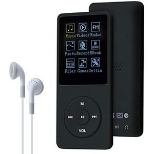 Draagbare MP3 Speler 8GB Met Verliesloze Geluidskwaliteit En 70 Uur Accuduur