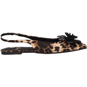 La Strada Slingback luipaard print met bloem dames - maat 37
