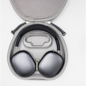 PREMIUM TCH Case voor AirPods Max - Hoes - Cover - Blauw - Always on magneet - Always Off - Hard Case - Accessoires