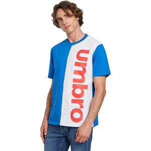 Umbro Gemini T-shirt Met Korte Mouwen Wit,Blauw S Man