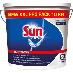 Sun Professional Vaatwaspoeder 10 (Lange wascyclus - huishoudmachine), Pro Formula 10 kg