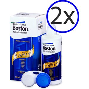 Boston Simplus - alles-in-één lenzenvloeistof - 2x 120ml - harde lenzen