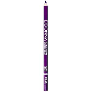 D'Donna - Extra lang oogpotlood met puntenslijper - Paars / Eye Liner - Lila - Waterproof - 1 stuks