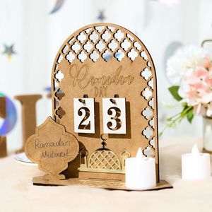 Ramadan aftelkalender - Eid Mubarak - houten ornament - Ramadan kareem - countdown kalender - ramadan 2023