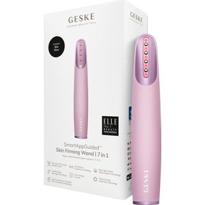 GESKE Skin Firming Wand | 7 in 1 | Anti-aging | MicroCurrent Facelift | Huidverzorging | Rimpels verwijderen voor een stevige huid | Gezichtsversteviger | Rode LED Light Technology