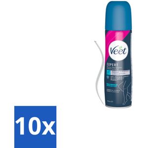 Veet - Ontharingsspray - Gevoelige Huid - Makkelijk Aanbrengen - 150 ml - Bulkverpakking - 10 stuks