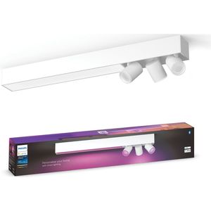 Philips Hue Centris Plafond Opbouwspot - White and Color Ambiance - GU10 - Wit - 3 x 10,5W - Bluetooth