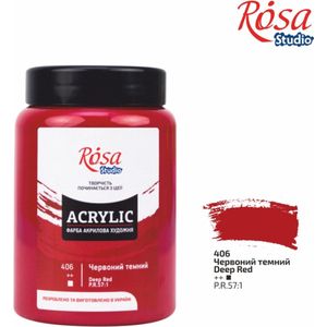 Rosa Studio Acrylverf 400 ml 406 Deep Red