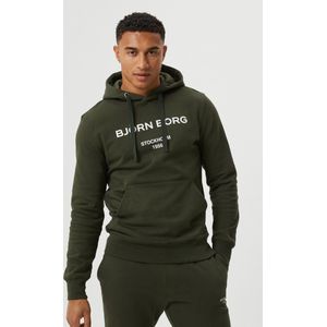 Björn Borg hoodie - donkergroen - Maat: XL