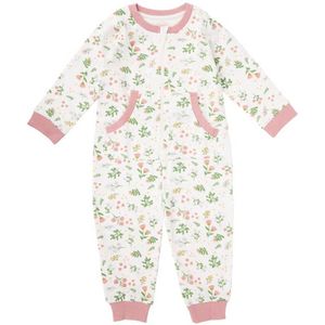 schattig 100 % biologische zacht katoenen babypakje met lieve print maat 74 - 12 maanden