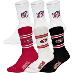 NFL Sokken NFL 6Pack Crew Socks Set van 6