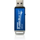 Kanguru – FlashBlu30 – 32 GB - USB-Stick – USB 3.0 – Fysieke Schrijfbeveilingsschakelaar - Blauw