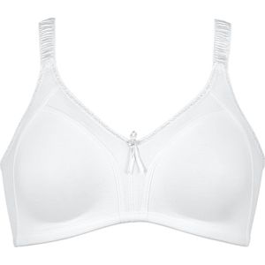 Naturana katoenen soft BH zonder beugels 80B wit