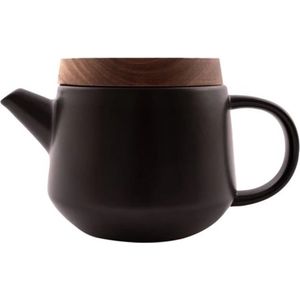 Point Virgule theepot met deksel 600ml aardewerk / acacia zwart