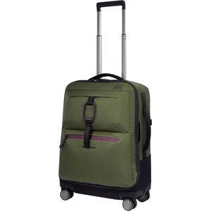 PIQUADRO Corner 2O Slim 4 Wheeled Cabin Trolley Green Groene 55cm