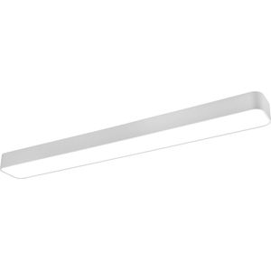 LED Plafondlamp - Plafondverlichting - Torna Astinto - 37W - Aanpasbare Kleur - Dimbaar - Rechthoek - Mat Wit - Aluminium