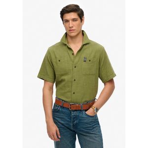 Superdry - The Merchant Store - Overhemd met korte mouwen en textuur - Heren - Shirts