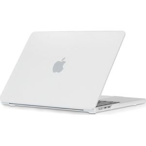 Mobigear Laptophoes geschikt voor Apple MacBook Air 13 Inch (2022-2024) Hoes Hardshell Laptopcover MacBook Case | Mobigear Matte | Doorzichtig Hoesje MacBook Air 13 Inch (2022-2024) - Transparant - Model A2681