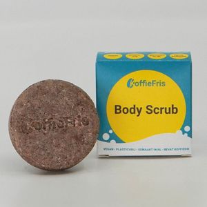 KoffieFris - Body Scrub - Koffiezeep - Vegan - Plastic Vrij - Zeep - Koffie