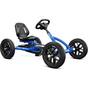 BERG Buddy Blue Skelter - Verstelbaar zadel - 3+ Jaar - Limited Edition - Blauw