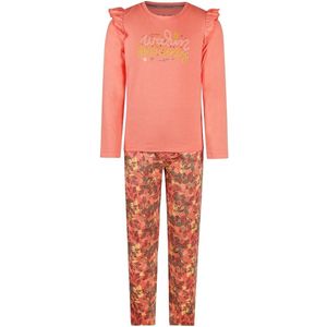 Charlie Choe Meisjes Pyjamaset - Coral