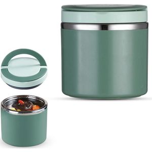 1 liter Thermo Lunchbox voor het warm houden van eten - Voedselcontainer voor onderweg met mueslibeker