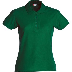 Clique Basic Polo Women 028231 - Flessen-groen - XS