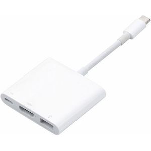 USB C naar HDMI / USB A / USB C adapter voor MacBook, iPad Pro (2018 / 2020 / 2021 / 2022), e.d.