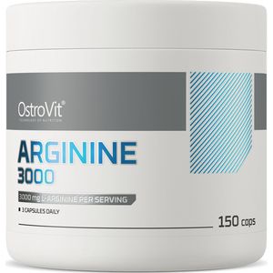 OstroVit - Arginine - 3000 mg - 150 capsules makkelijke te slikken - geconcentreerde dosis L-arginine - Zonder overbodige toevoegingen - semi-essentieel aminozuur