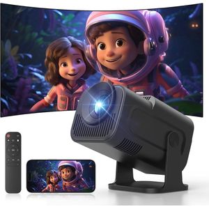 Draagbare 4K Projector met WiFi 6 en Bluetooth 5.2 - Thuisbioscoopprojector voor TV-Stick en Smartphone