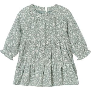 Vertbaudet - Jurk - Babymeisjes - Katoengaas - Ruches