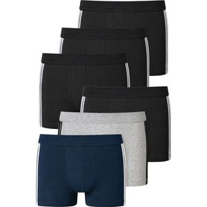 Schiesser - Retro Boxer 95/5 - Boxershorts - Zwart - Sechserpack