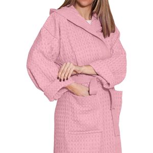 Re Sole Big waffle badjas met capuchon
